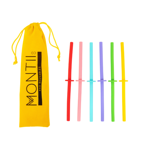 Montii Co Silicone Mini Straw Stopper Set in Fruity Pop | 50% OFF | Children of the Wild