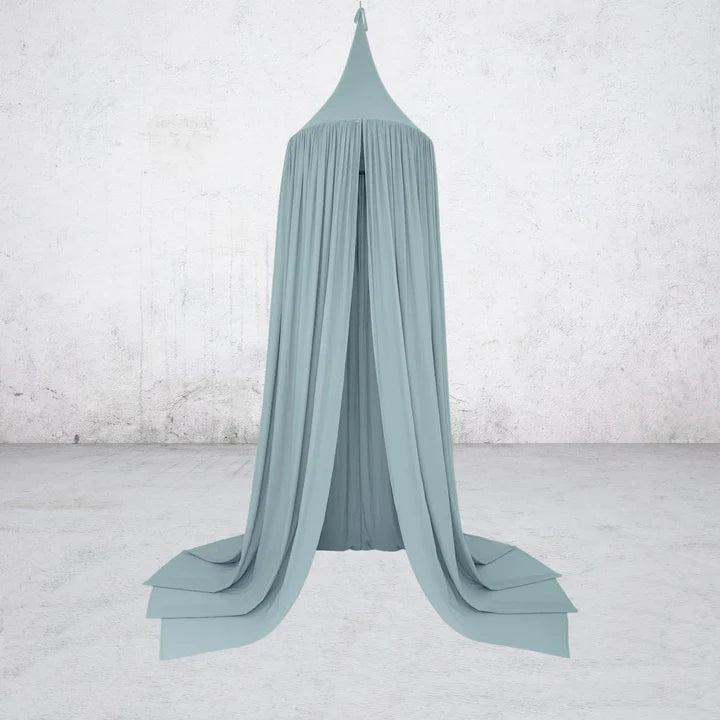 Numero 74 Organic Cotton Bed Canopy | Sweet Blue S046 | Children of the Wild
