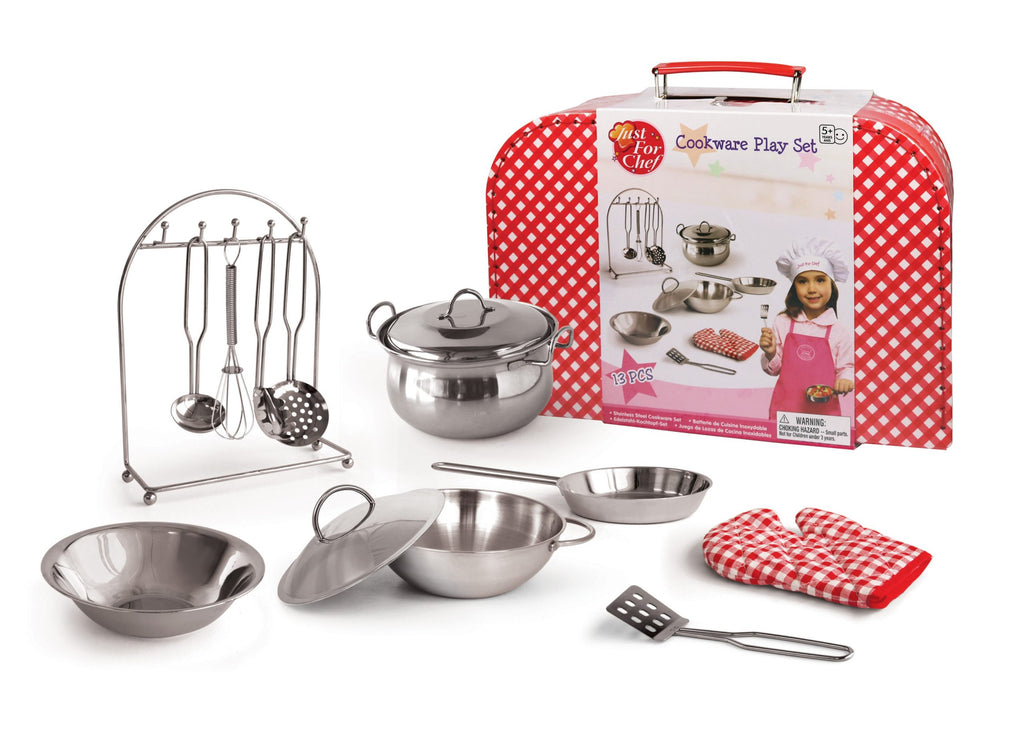 Just for Chef Cookware Play Set in a Case | Children of the Wild