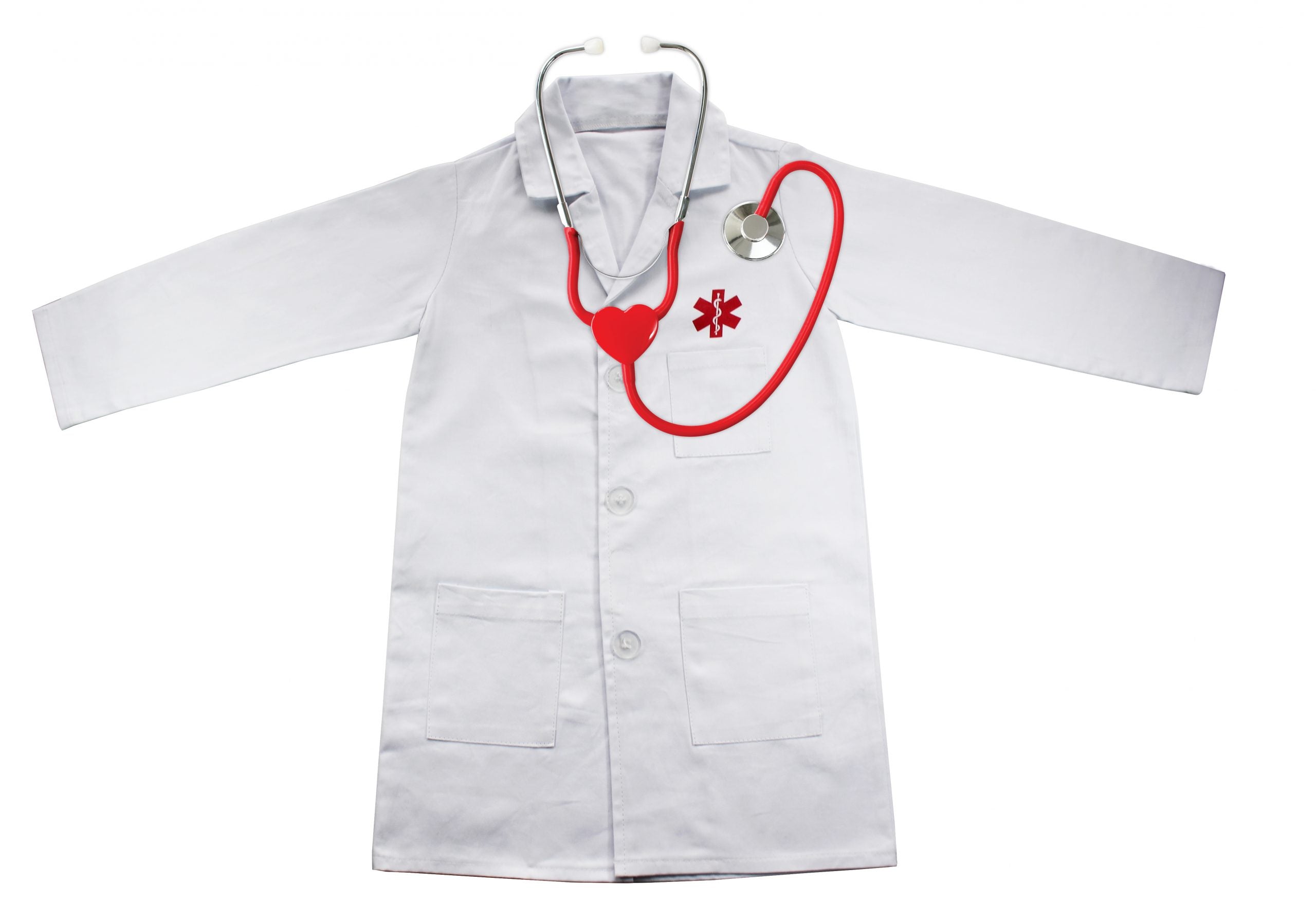 Champion Doctor Apron with Working Stethoscope Costume | 30% OFF | Children of the Wild