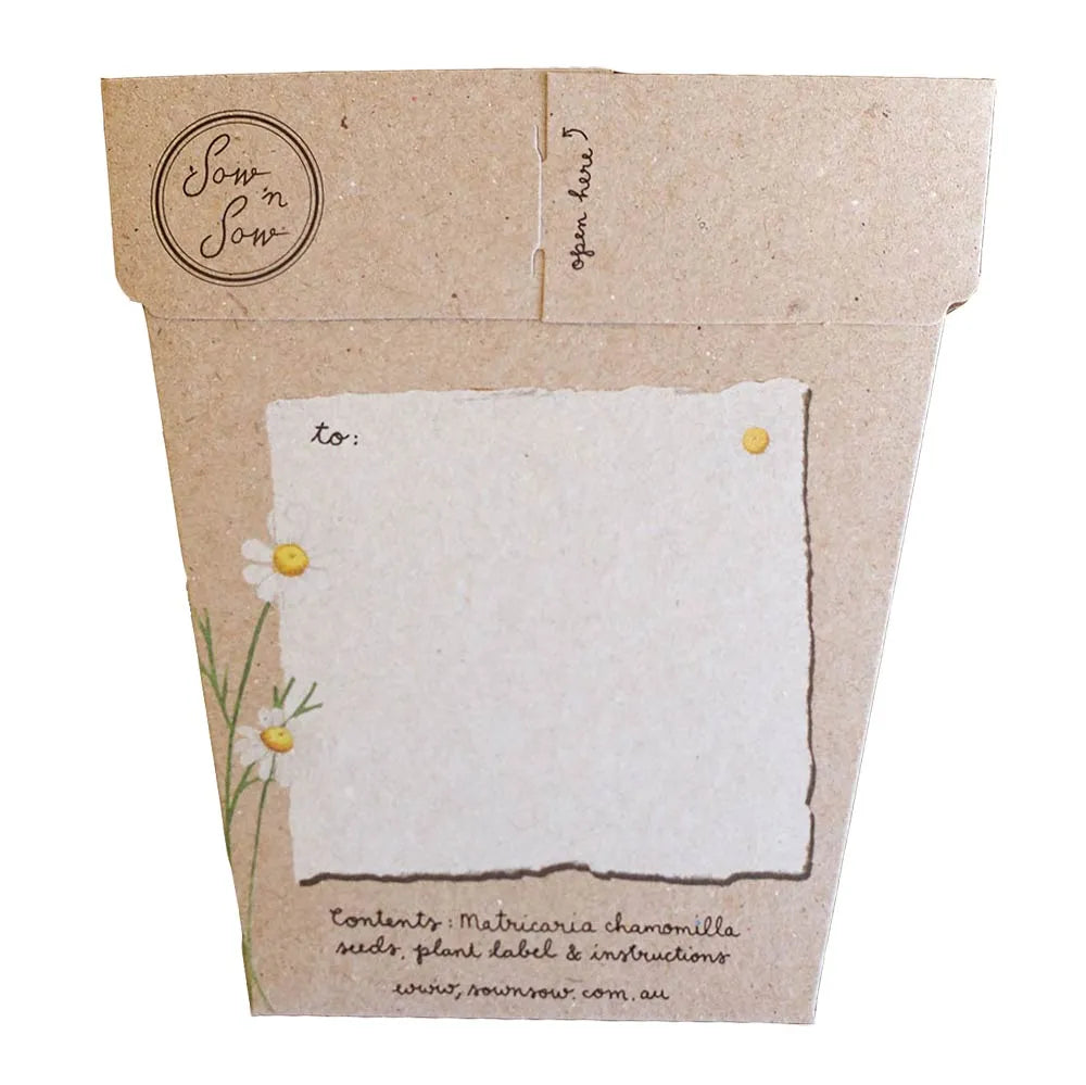 Sow n' Sow - Chamomile Gift of Seeds | Children of the Wild