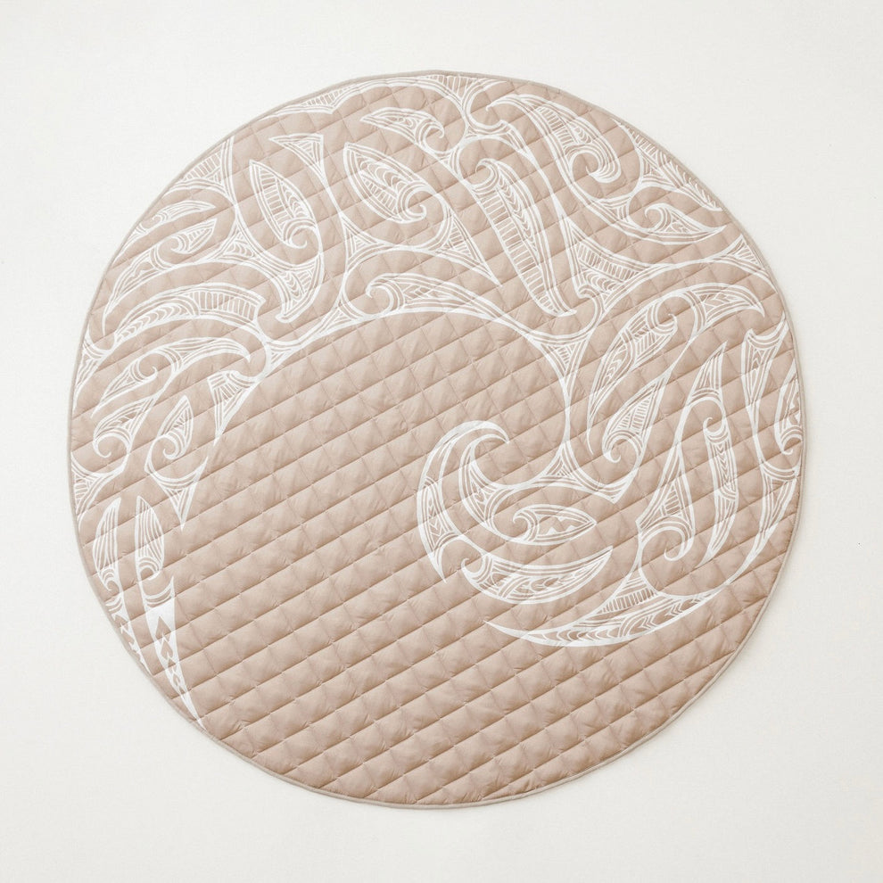 Māori Inspired Playmat in Tan | Children of the Wild