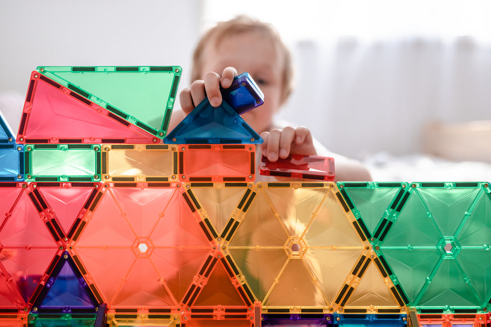 Connetix 212 Piece Magnetic Tile Mega Pack in Rainbow | Free Shipping | Children of the Wild