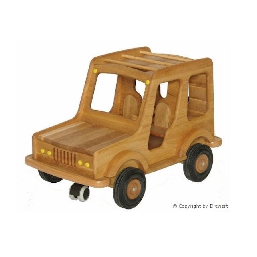 Drewart Oversized Jeep Heirloom Wooden Toy | Children of the Wild