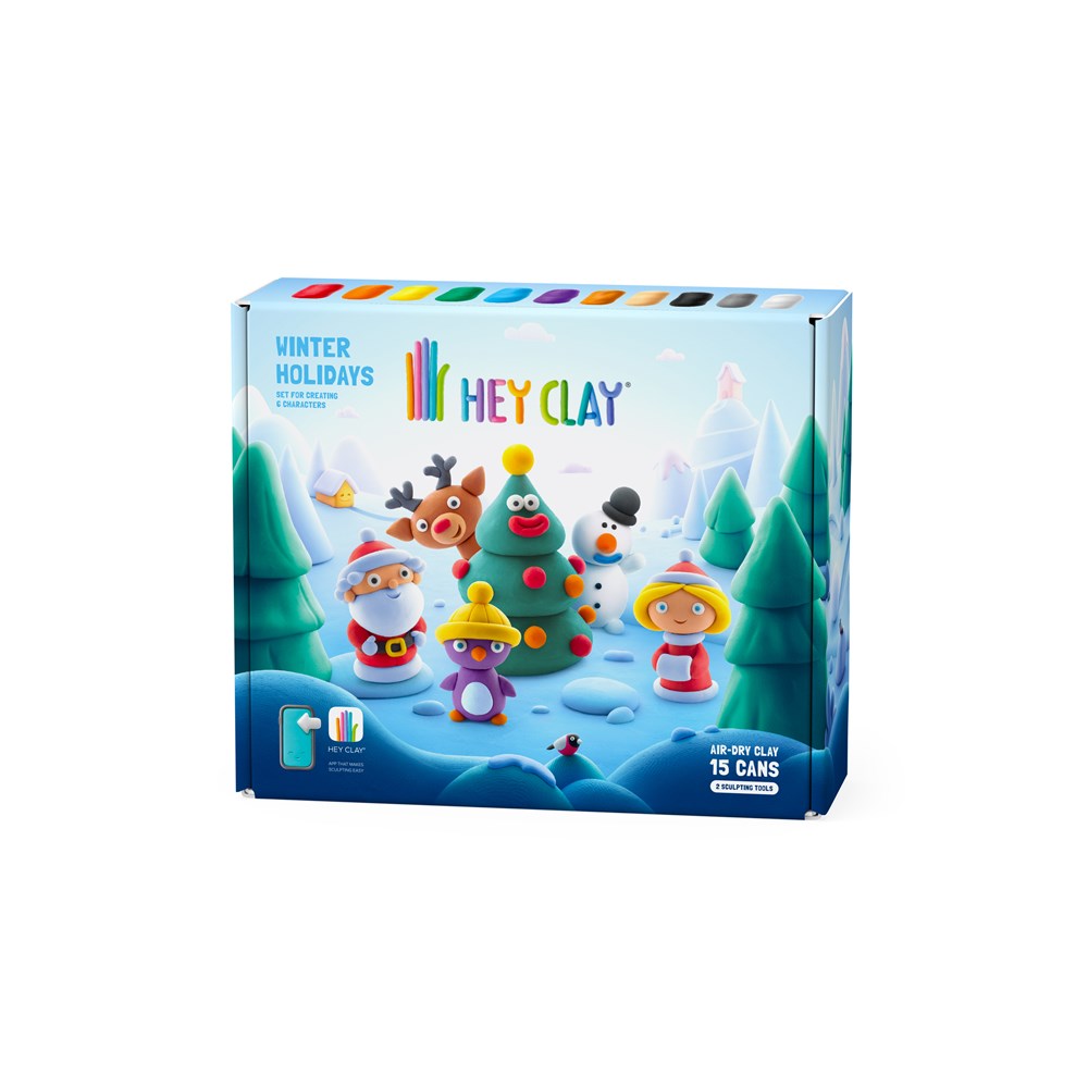 Hey Clay Winter Holidays with 15 Cans | Children of the Wild