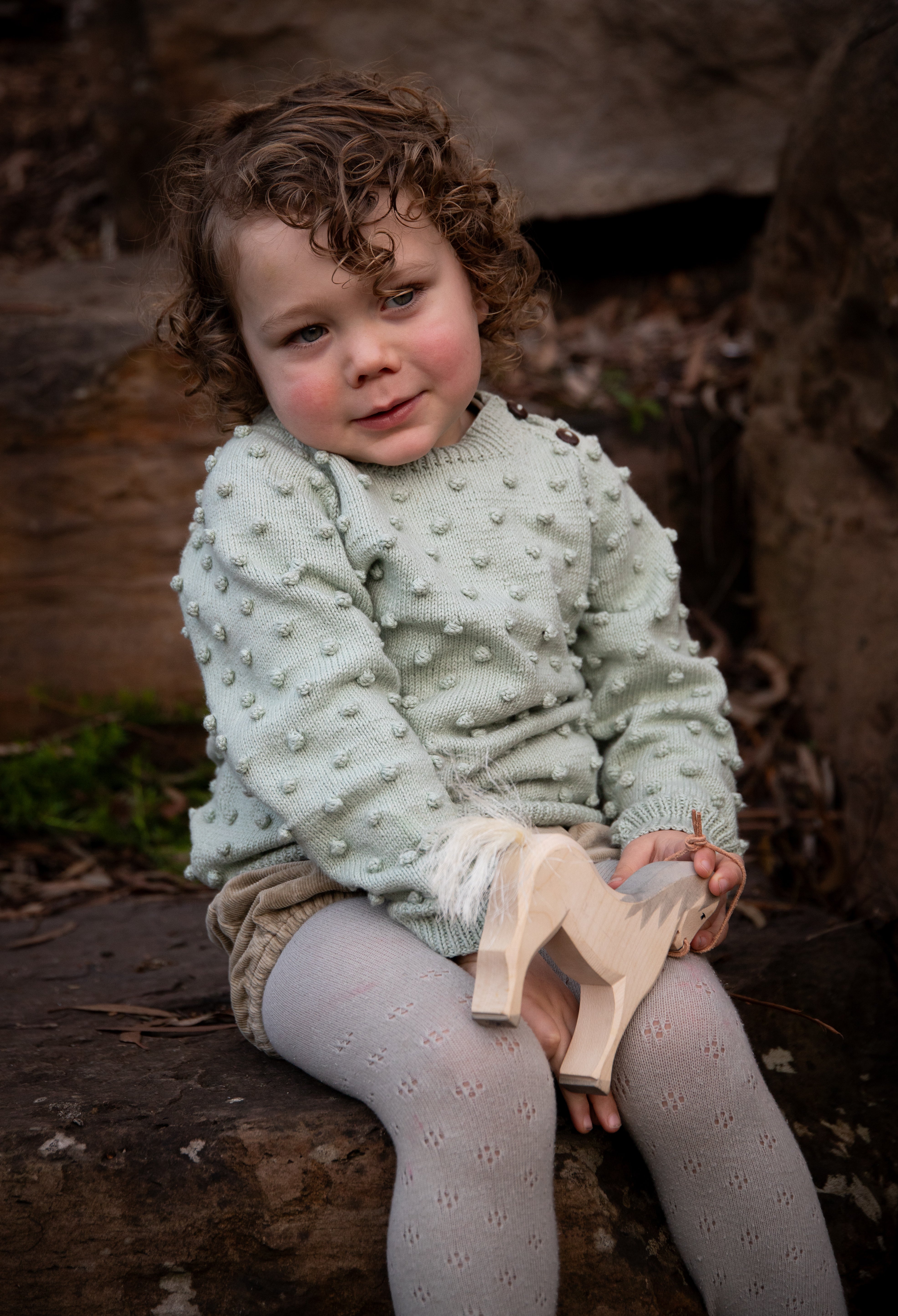 Ostheimer Wooden Horse in White 11116 | Family and Farm Friends | Children of the Wild