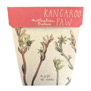 Sow n' Sow Kangaroo Paw Gift of Seeds | 25% OFF | Children of the Wild