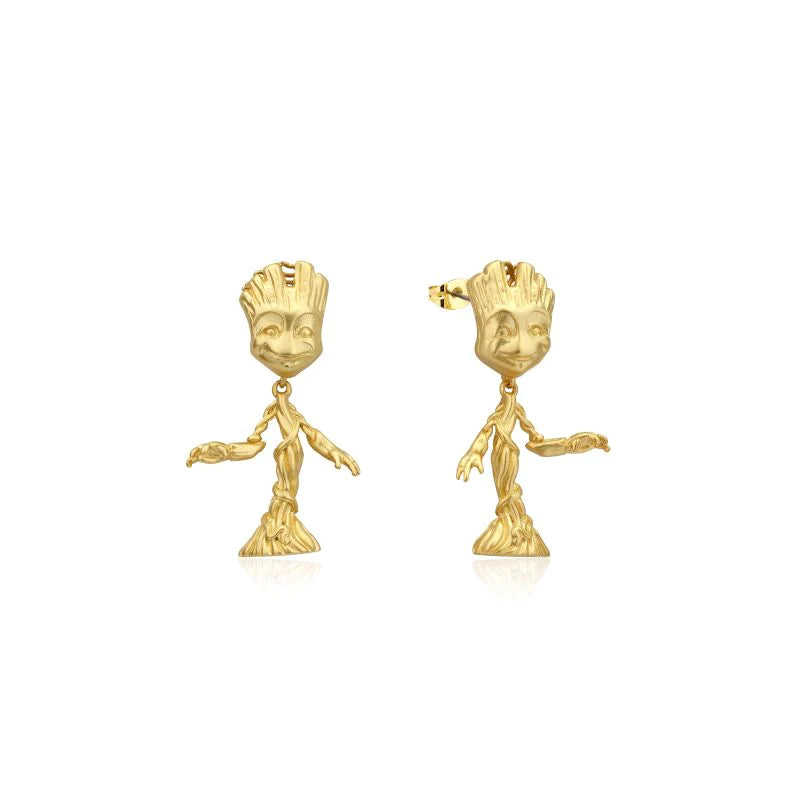 Couture Kingdom Guardians Guardians of the Galaxy Drop Earrings in Gold | Marvel | Children of the Wild