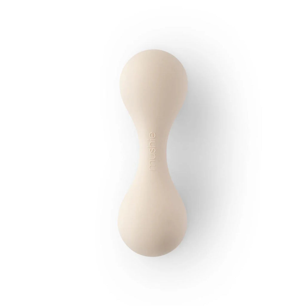 Mushie Silicone Baby Rattle in Shifting Sands | 25% OFF SALE | Children of the Wild