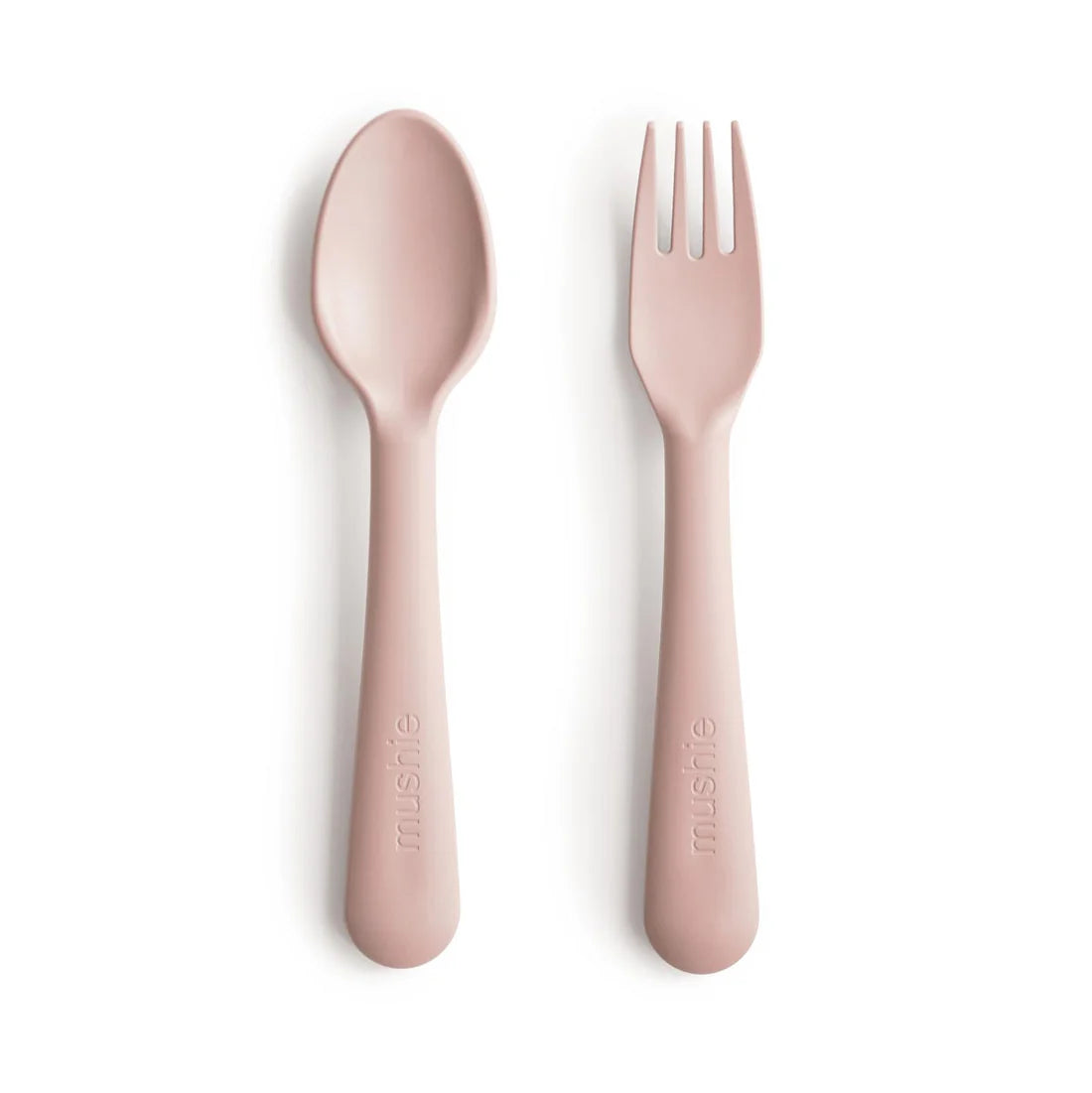 Mushie Mushie Fork and Spoon in Blush | 25% OFF SALE | Children of the Wild