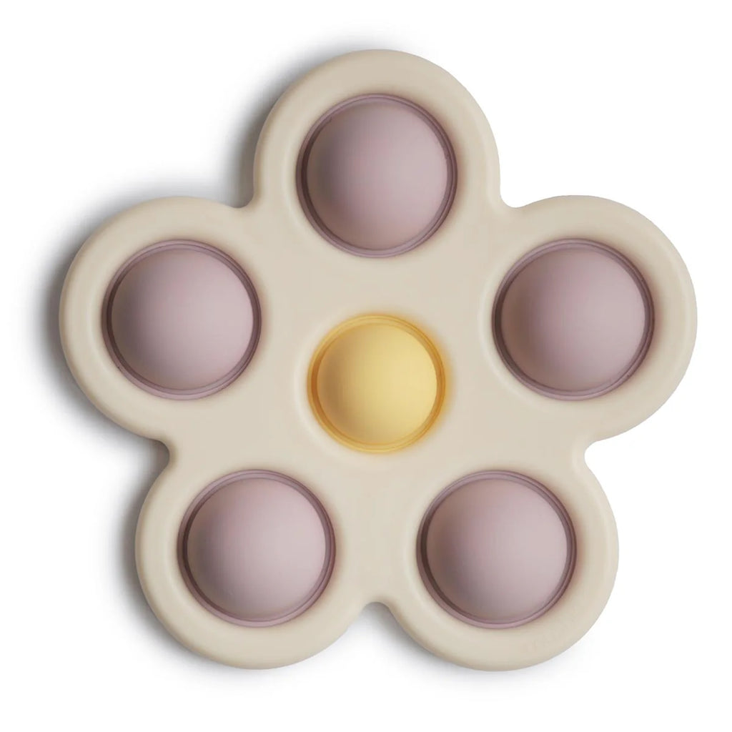 Mushie Flower Press Toy in Soft Lilac | 25%OFF SALE  | Children of the Wild