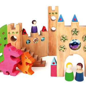 Bauspiel Fairytale Castle 16 Piece Set | Large |  Children of the Wild