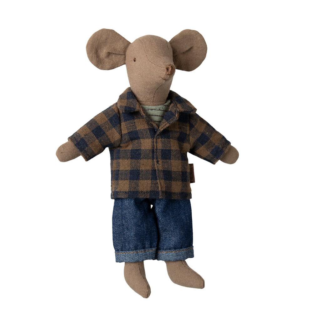 Maileg Dad Mouse in Light Brown | 2025 Release | 17-5303-00 | Children of the Wild