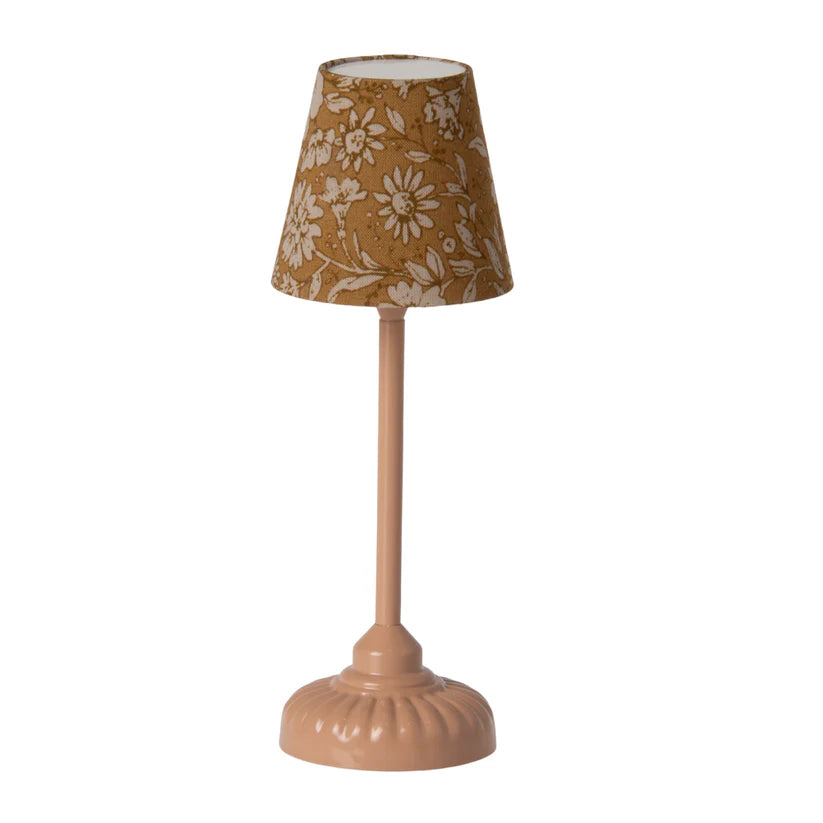 Maileg Floor Lamp Mouse in Dark Powder | Dolls House Furniture | Children of the Wild