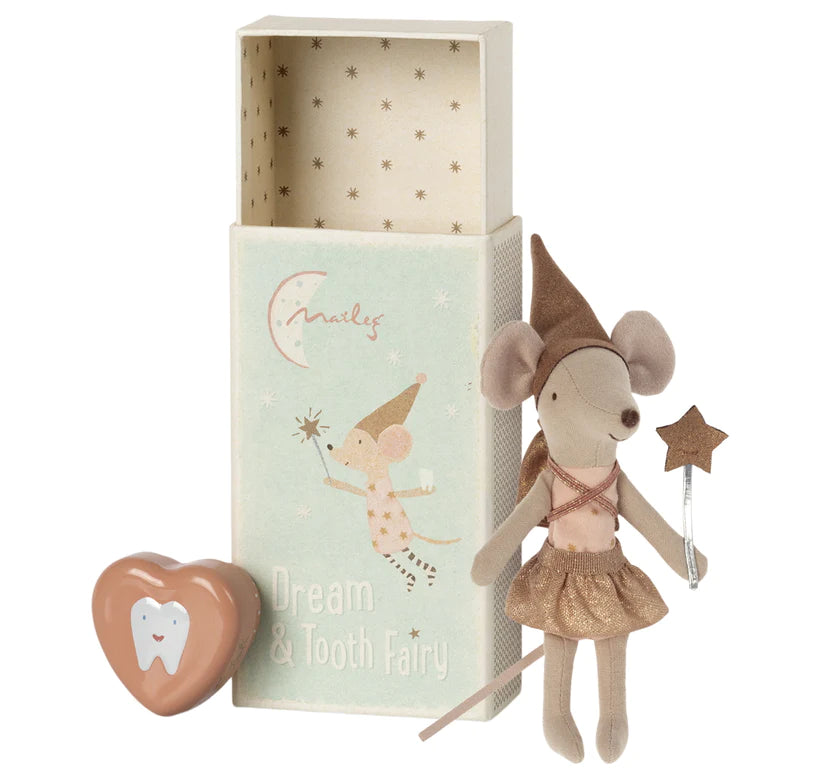 Maileg Tooth Fairy Mouse Rose Big Sister in Box | 2021 | Children of the Wild
