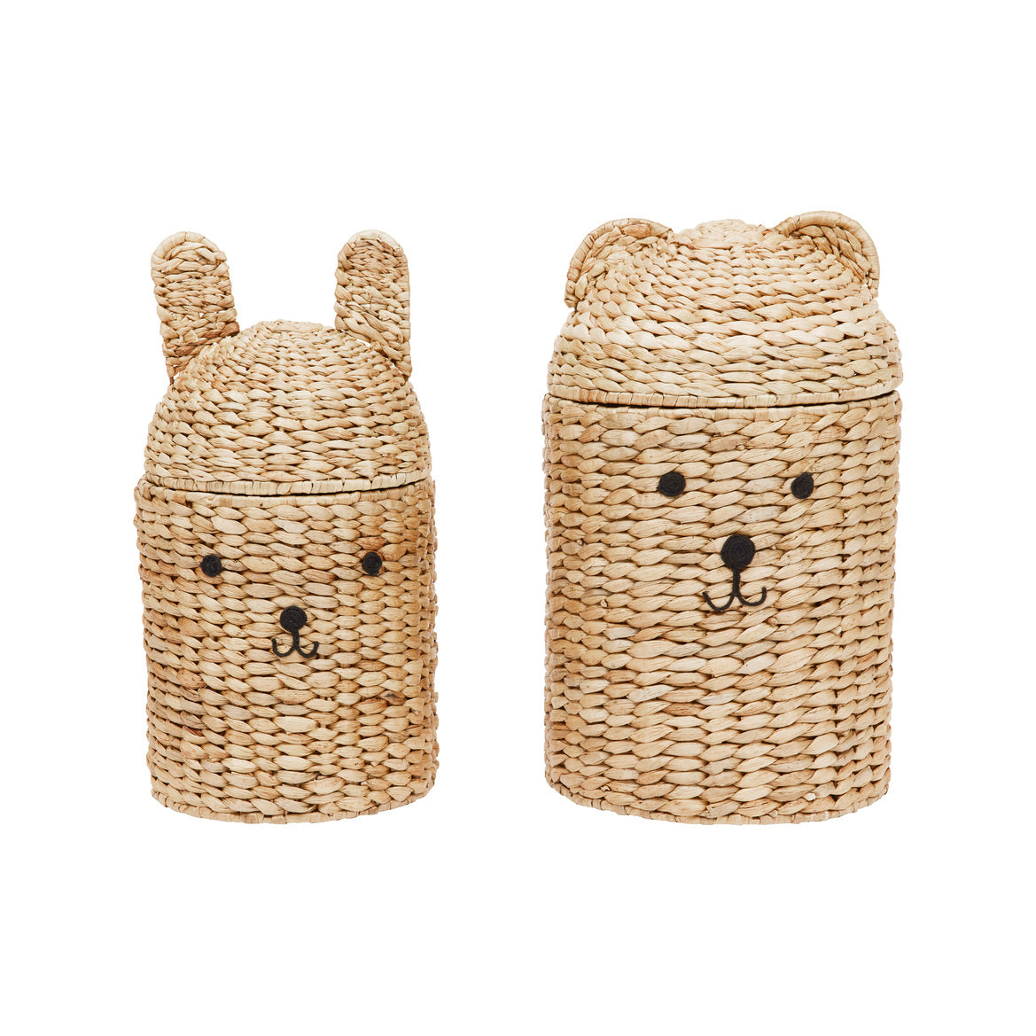 OYOY Living Design Mini | Bear and Rabbit Storage Basket Set | Children of the Wild