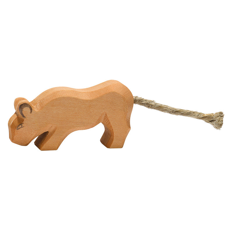 Ostheimer Wooden Lion Small Head Low | Wild Animals | Children of the Wild