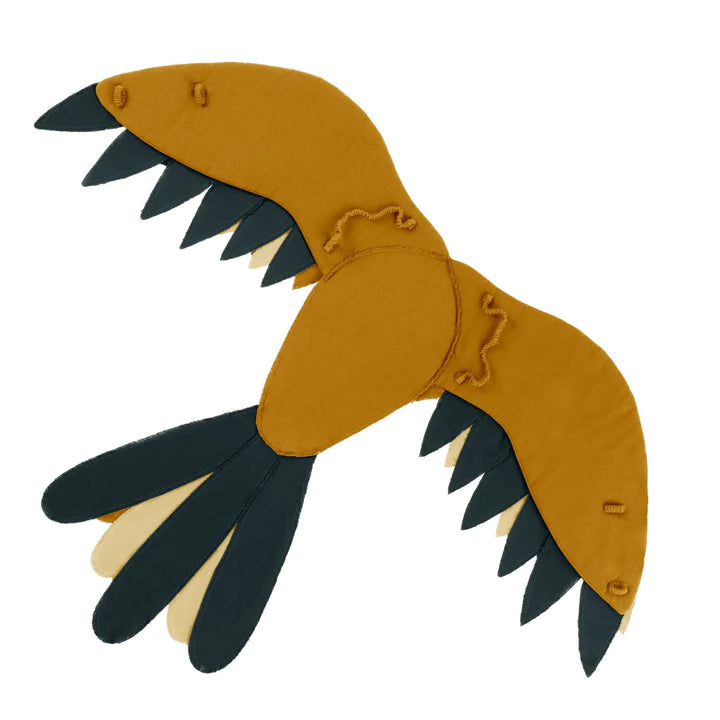 Numero 74 Phoenix Costume with Wings in Gold S024 | Children of the Wild