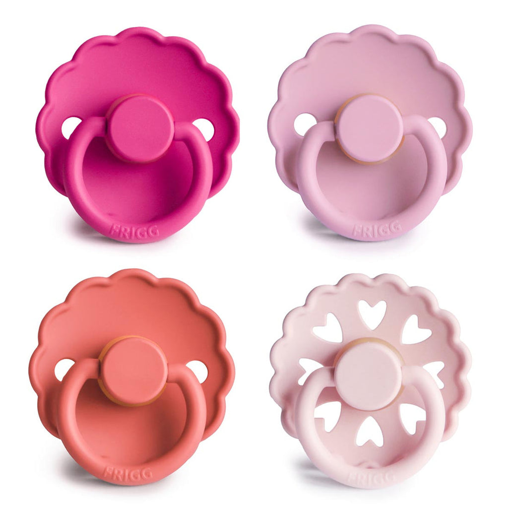 Frigg Multi Pacifier 4 Pack Latex in Rosy Romance | Children of the Wild