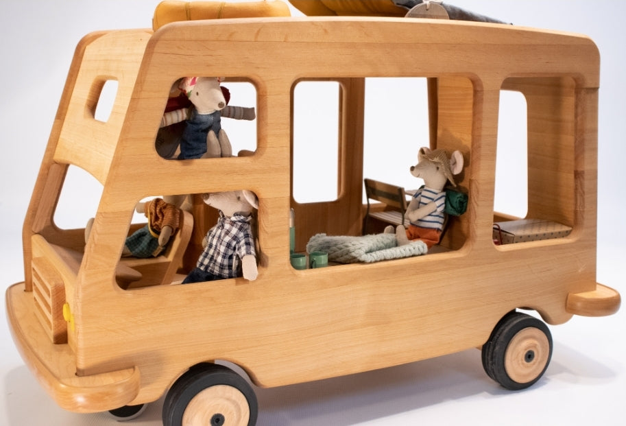 Drewart Camper Van Heirloom Wooden Toys | Children of the Wild
