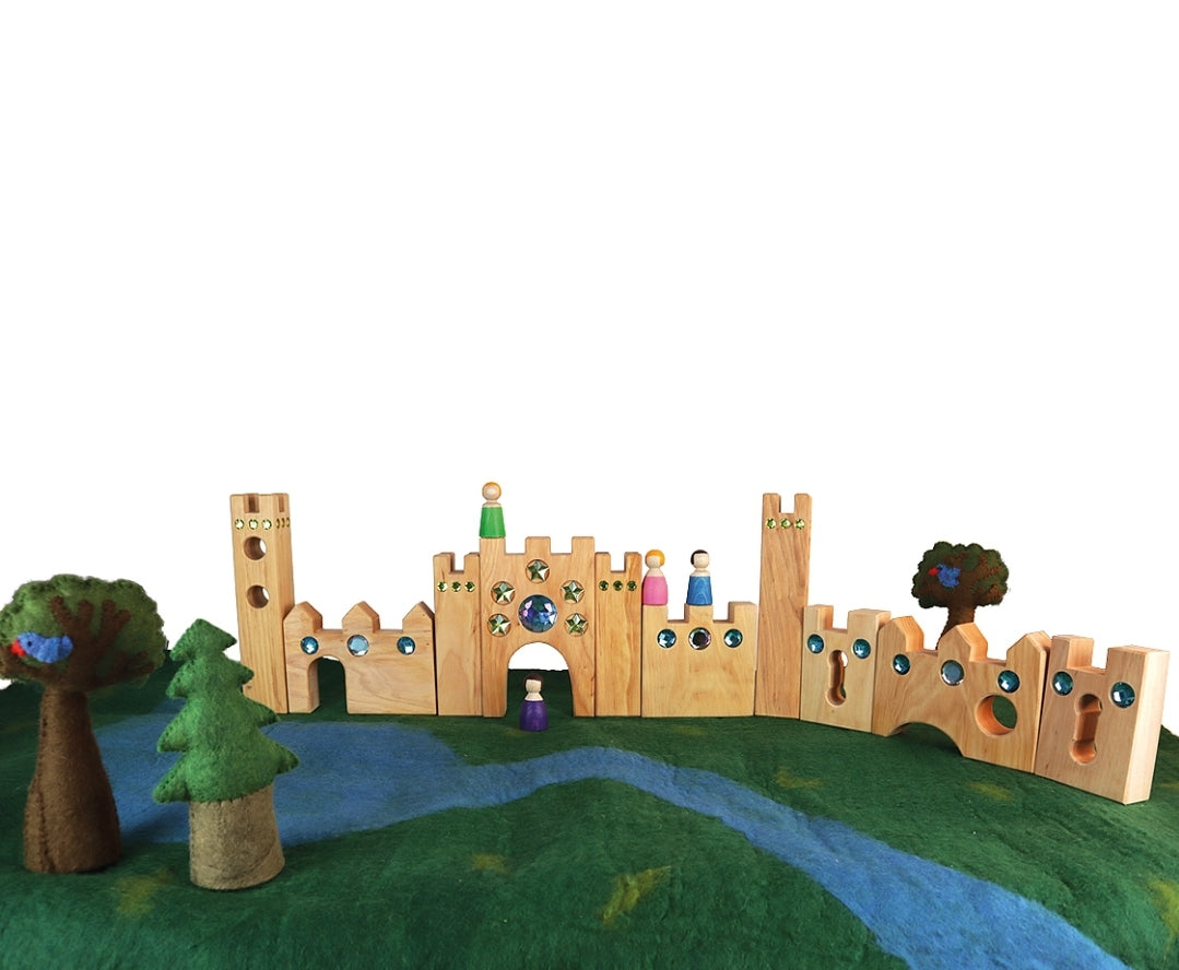 Bauspiel Fairytale Castle 10 Piece Set | Small |  Children of the Wild