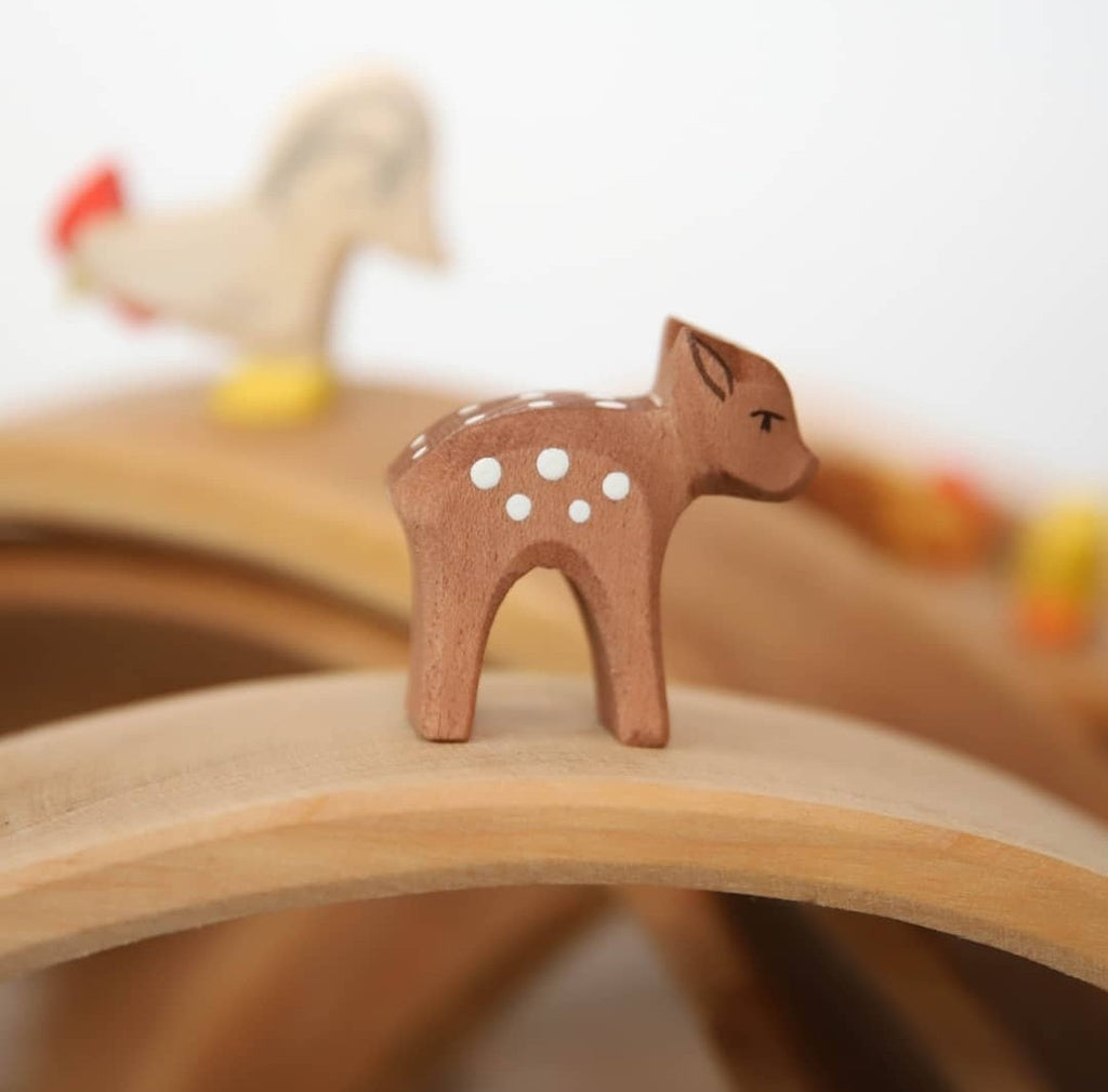 Ostheimer Wooden Deer Small Head Low 15305 | Field and Forest | Children of the Wild