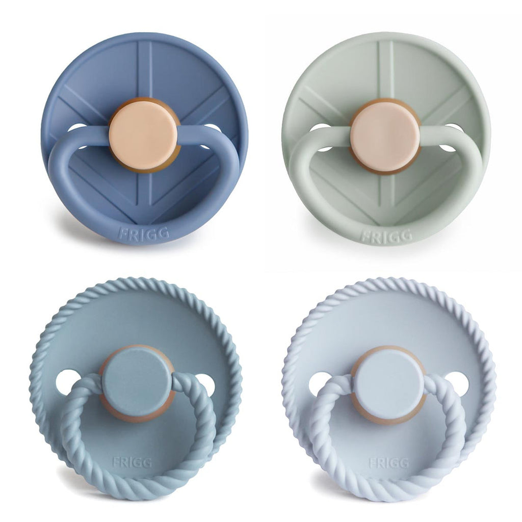 Frigg Multi Pacifier 4 Pack Latex in Skyline Serenity | Children of the Wild
