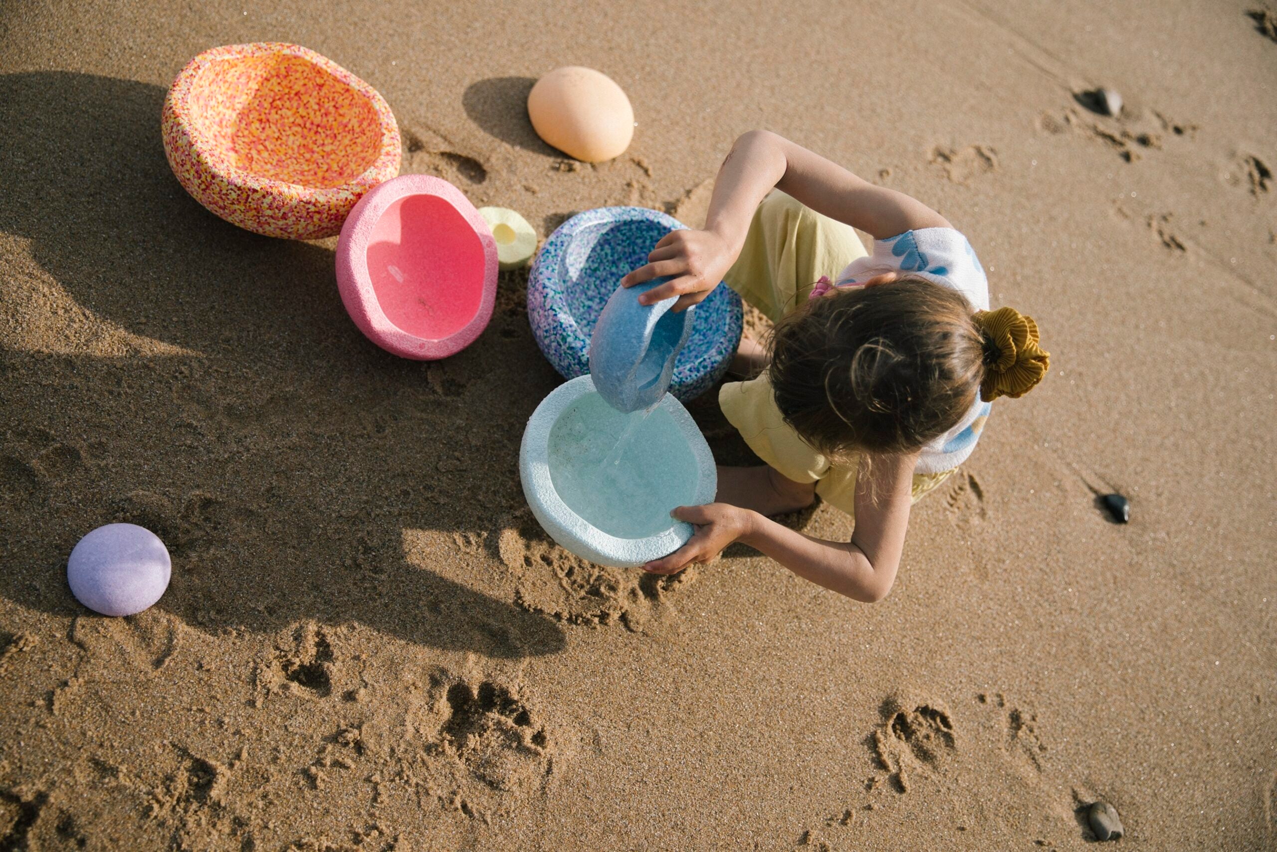 Stapelstein Summer Pastel Set Complete | 2 Stepping Stones + Inside Set | Children of the Wild