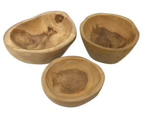 Papoose Teak Wooden Bowl | 25% OFF | Sensory Tools | Children of the Wild