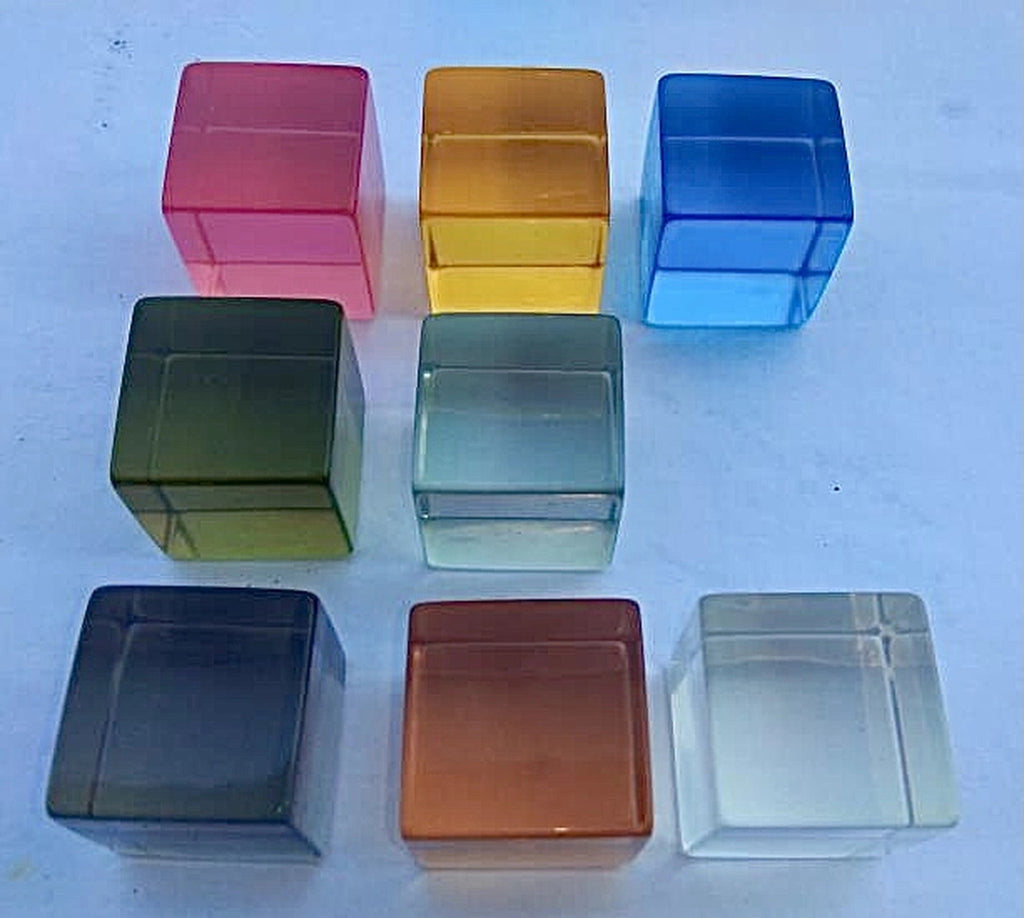 Papoose Lucite Cubes in Box | 30% OFF | 40 Earth Pieces | Children of the Wild