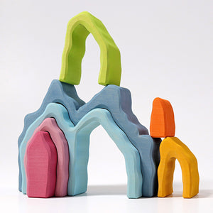 Grimms Cave Arch Stacker  | Wooden Block Sets | For ages 3+ years | Children of the Wild