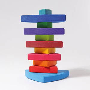 Grimms Triangular Stacking Tower | Wooden Building Sets | 12+ Months | Children of the Wild