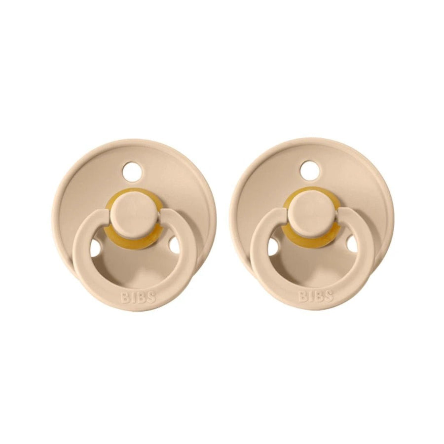 Bibs Dummies Round Twin Pack in Vanilla | 50% OFF | Children of the Wild