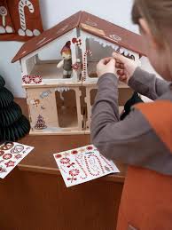 Fabelab Christmas Gingerbread Re-useable Sticker Set for Dollhouse | Fabelab Christmas | Children of the Wild