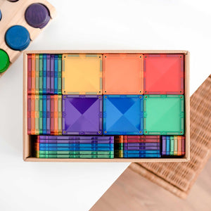 Connetix 102 Piece Rainbow Creative Magnetic Tiles Pack | Free Shipping | Children of the Wild