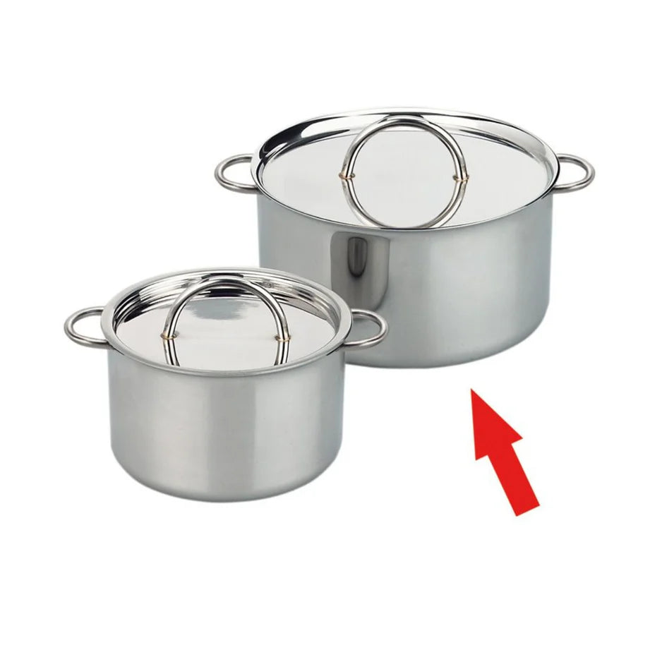 Gluckskafer Stainless Steel Play Pot with Steel Lid 12cm  | 50% OFF | Children of the Wild