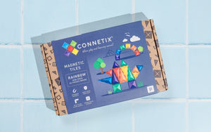 Connetix Tiles 24 Pc Mini Rainbow Set | Children of the Wild