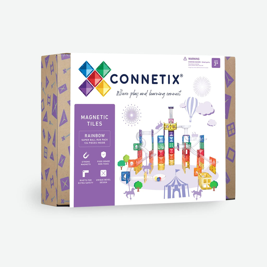 Connetix 134pc Super Ball Run Pack | 10% OFF SALE | Children of the Wild