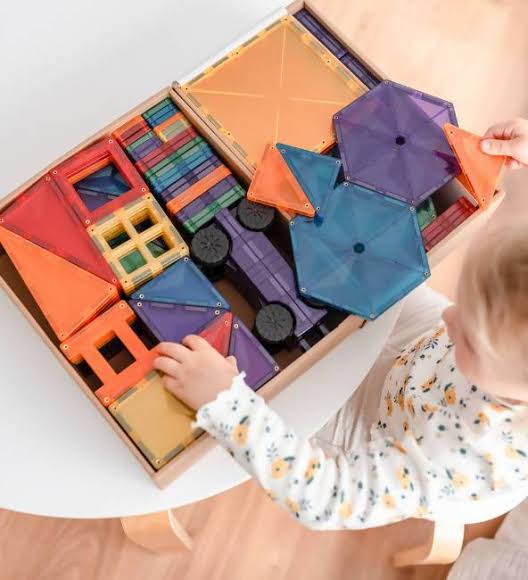 Connetix 212 Piece Magnetic Tile Mega Pack in Rainbow | Free Shipping | Children of the Wild