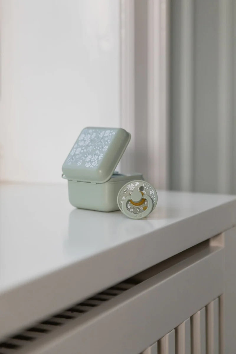 Bibs x Liberty Pacifier Box in Capel/Sage | 50% OFF SALE | Children of ...