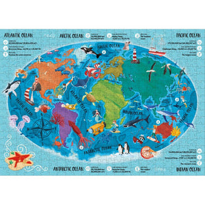 Sassi Junior The Ultimate Atlas and Puzzle Set - The Sea 3D Models and Puzzle | Children of the Wild