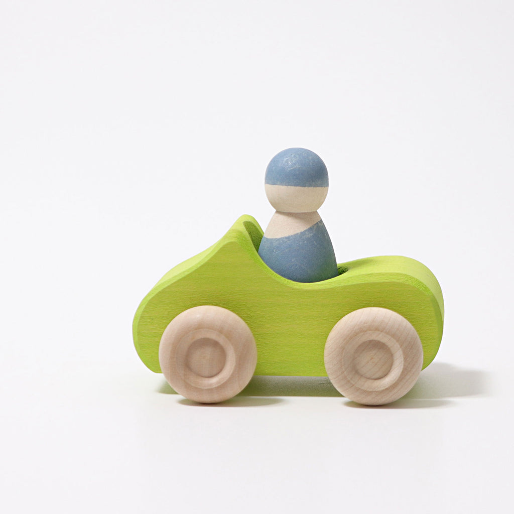 Grimms Convertible in Green | Wooden Car | Children of the Wild