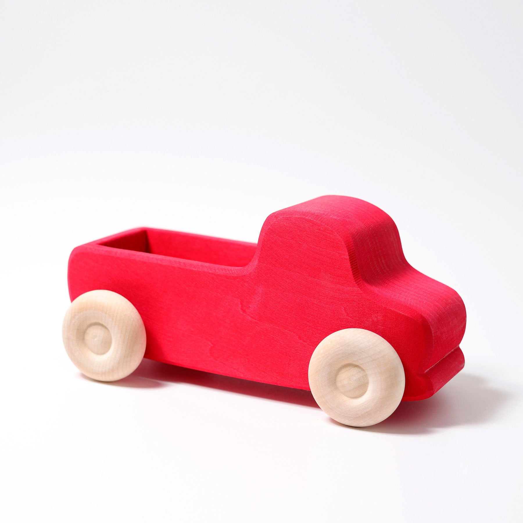Grimms Large Truck in Red | Wooden Car | Children of the Wild