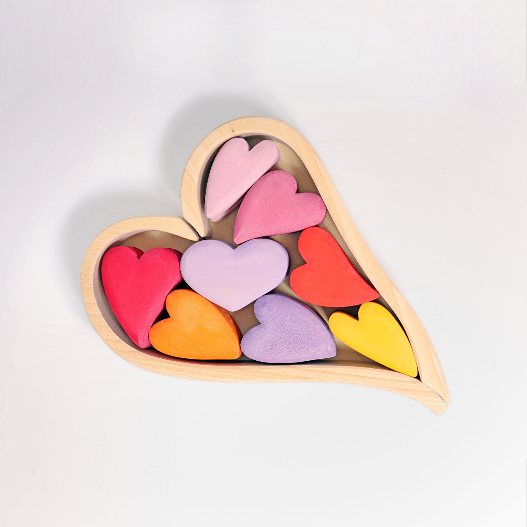 Grimms Red Hearts | Wooden Block Sets | Children of the Wild