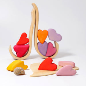 Grimms Red Hearts | Wooden Block Sets | Children of the Wild