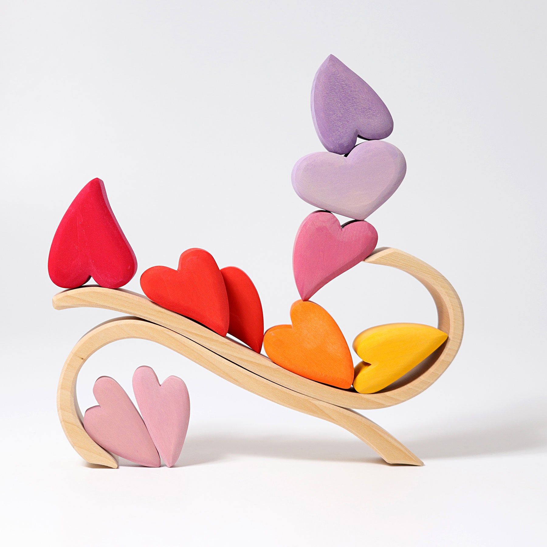 Grimms Red Hearts | Wooden Block Sets | Children of the Wild