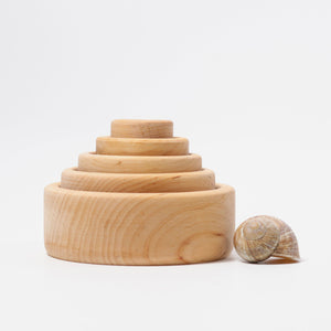 Grimms Stacking Bowls Natural | Children of the Wild