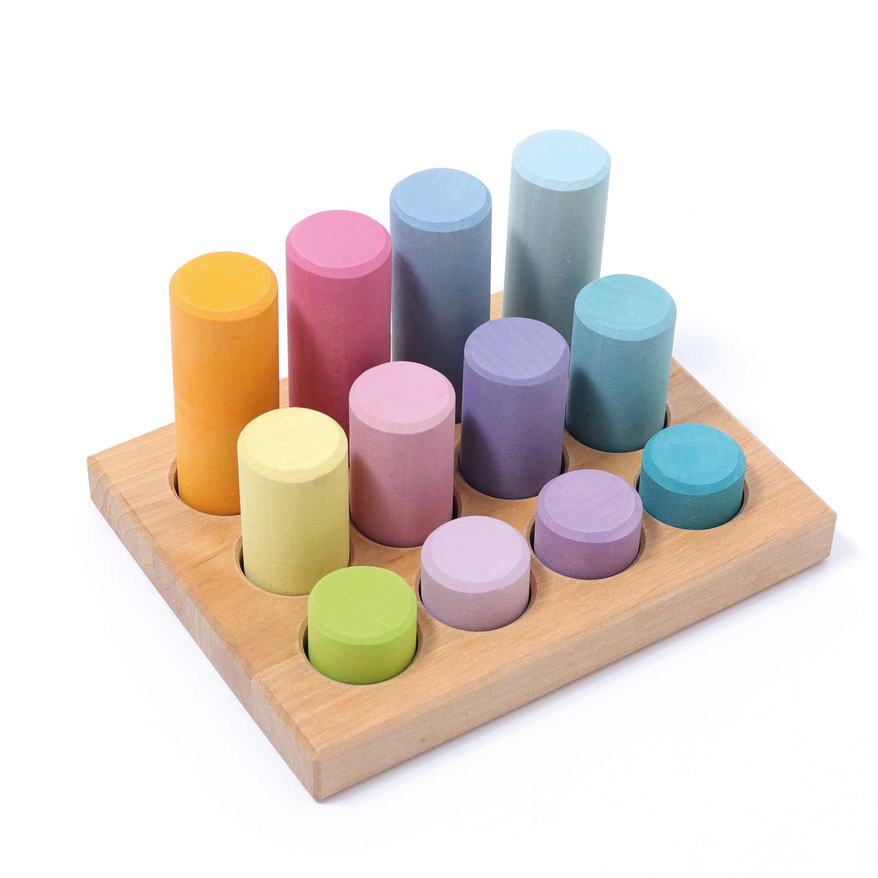 Grimm’s Rollers Small Pastel Sorting Game | Wooden Building Sets | Children of the Wild