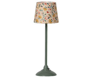 Maileg Miniature Floor Lamp Dark Mint 11011602 | Dolls House Furniture | Children of the Wild