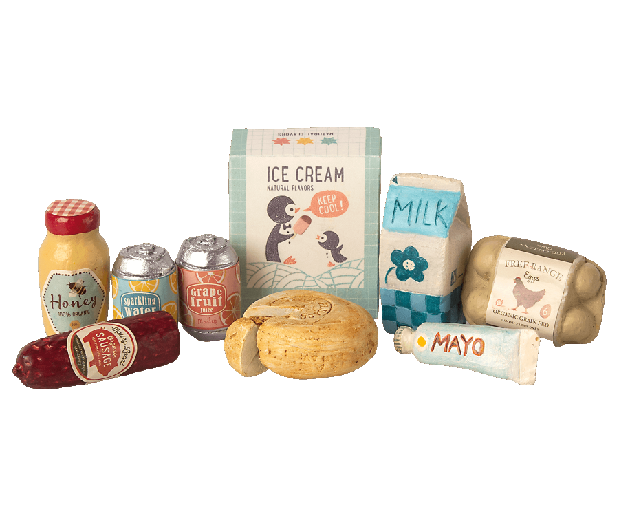 Maileg Miniature Grocery Box | Dolls House Accessories | Children of the Wild